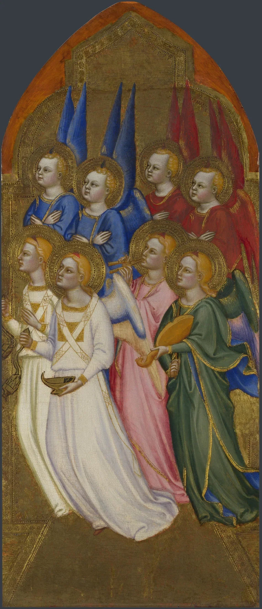 Serafini, cherubini e angeli adoratori - Jacopo di Cione