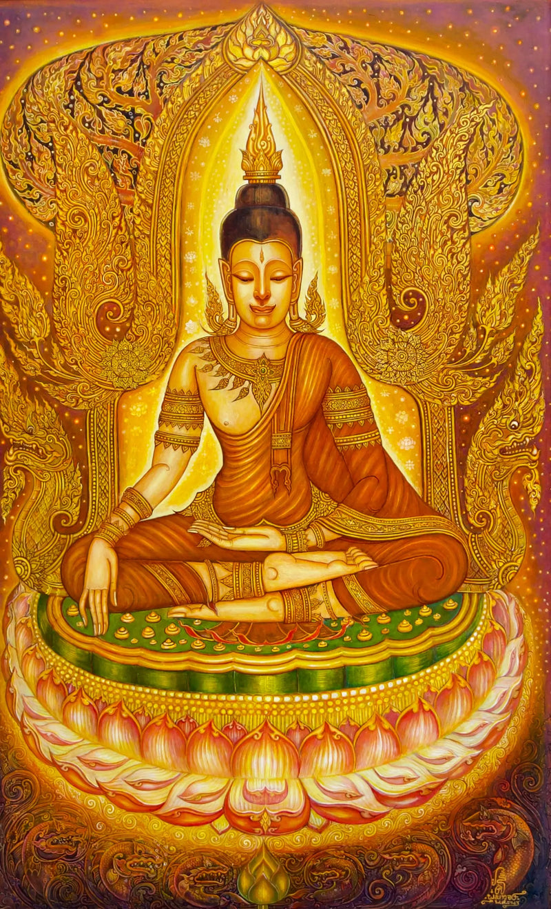 Serenità del Buddha  | Dimensioni: 80x130 cm
