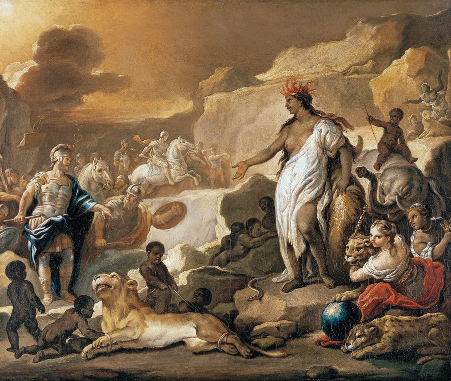 Serie delle quattro parti del mondo. Africa - Luca Giordano