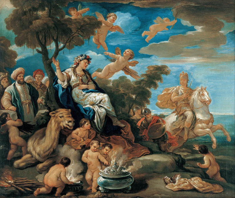 Serie delle quattro parti del mondo. Asia - Luca Giordano