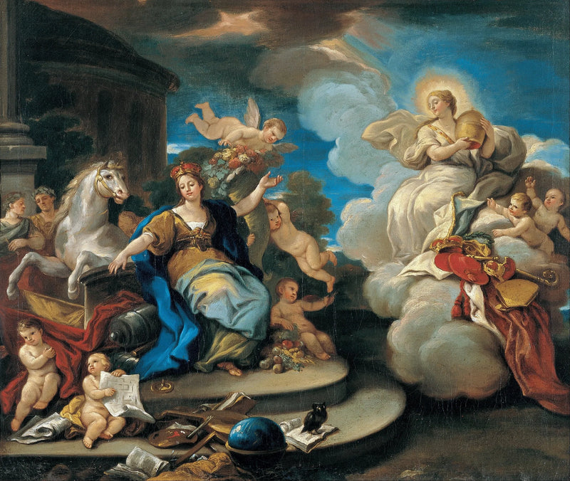 Serie delle quattro parti del mondo. Europa - Luca Giordano