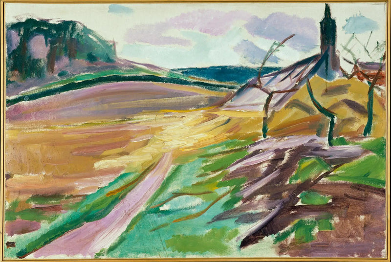 Serra in autunno - Edvard Munch