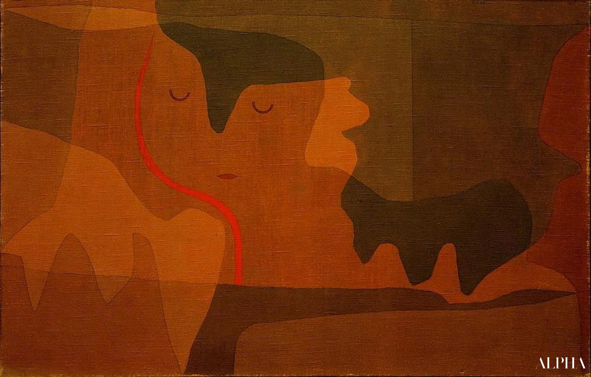 Sesta du Sphinx - Paul Klee - Reproductions de tableaux et peintures haut de gamme