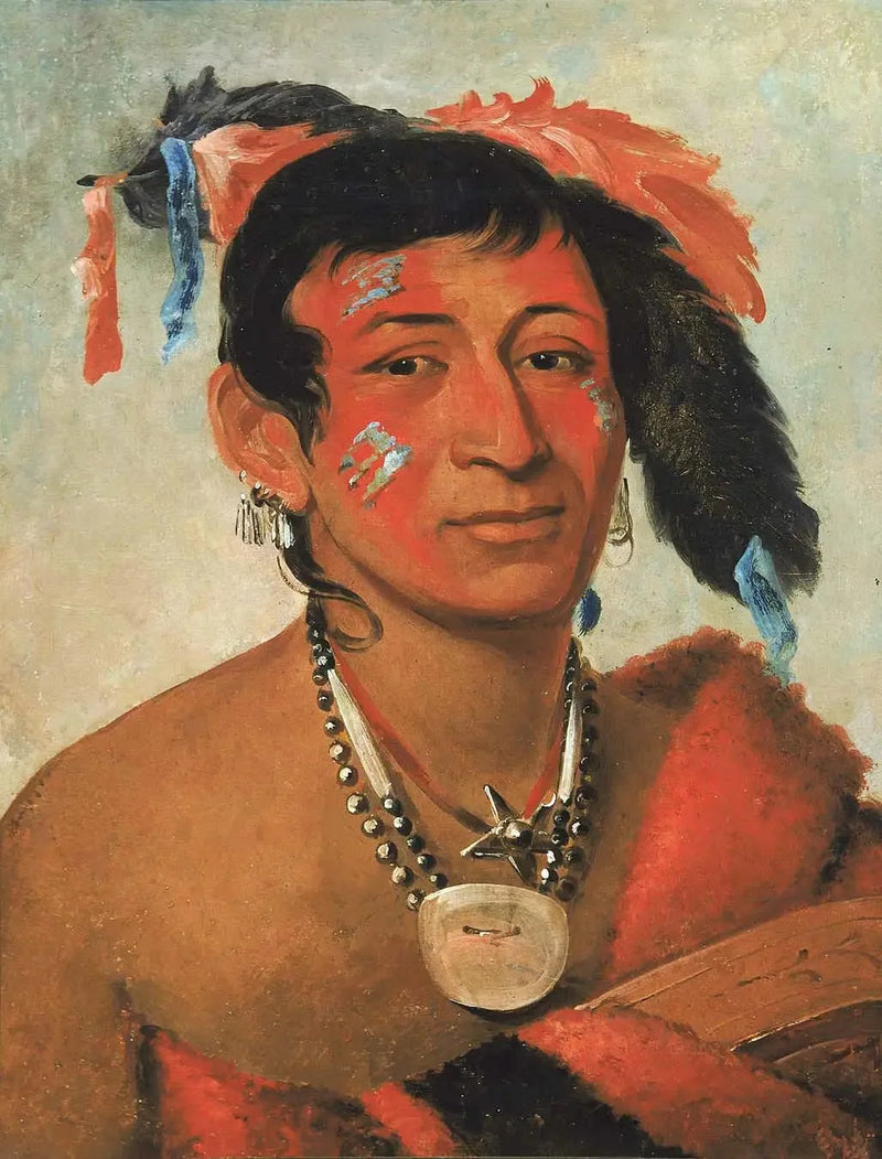 Sha-wá-no, Le Sud, un guerriero riconosciuto - George Catlin