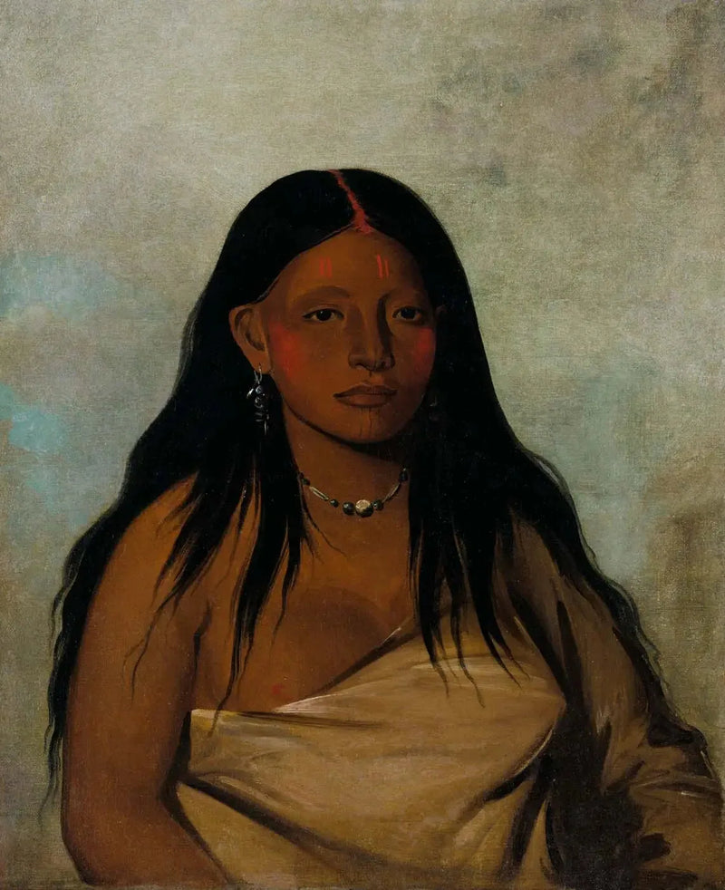 She-de-ah, Wild Sage, une donna Wichita - George Catlin