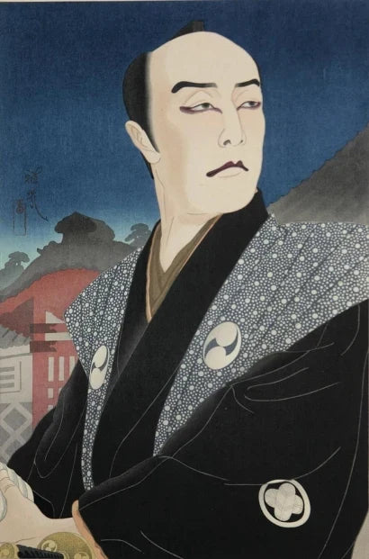 Ichikawa Sadanji III dans le rôle d’Ōboshi Yuranosuke — Ōta Masamitsu