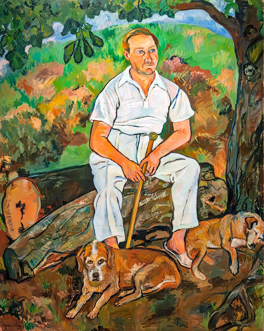 André Utter et ses chiens - Suzanne Valadon