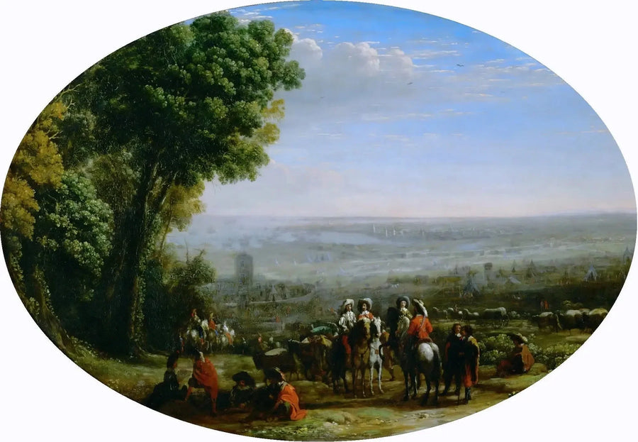 Sede di La Rochelle di Luigi XIII - Claude Lorrain
