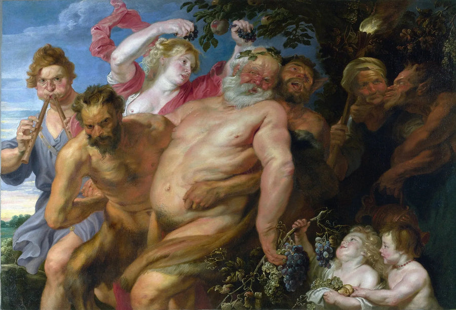 Silène ubriaco sostenuto da satiro - Antoine van Dyck