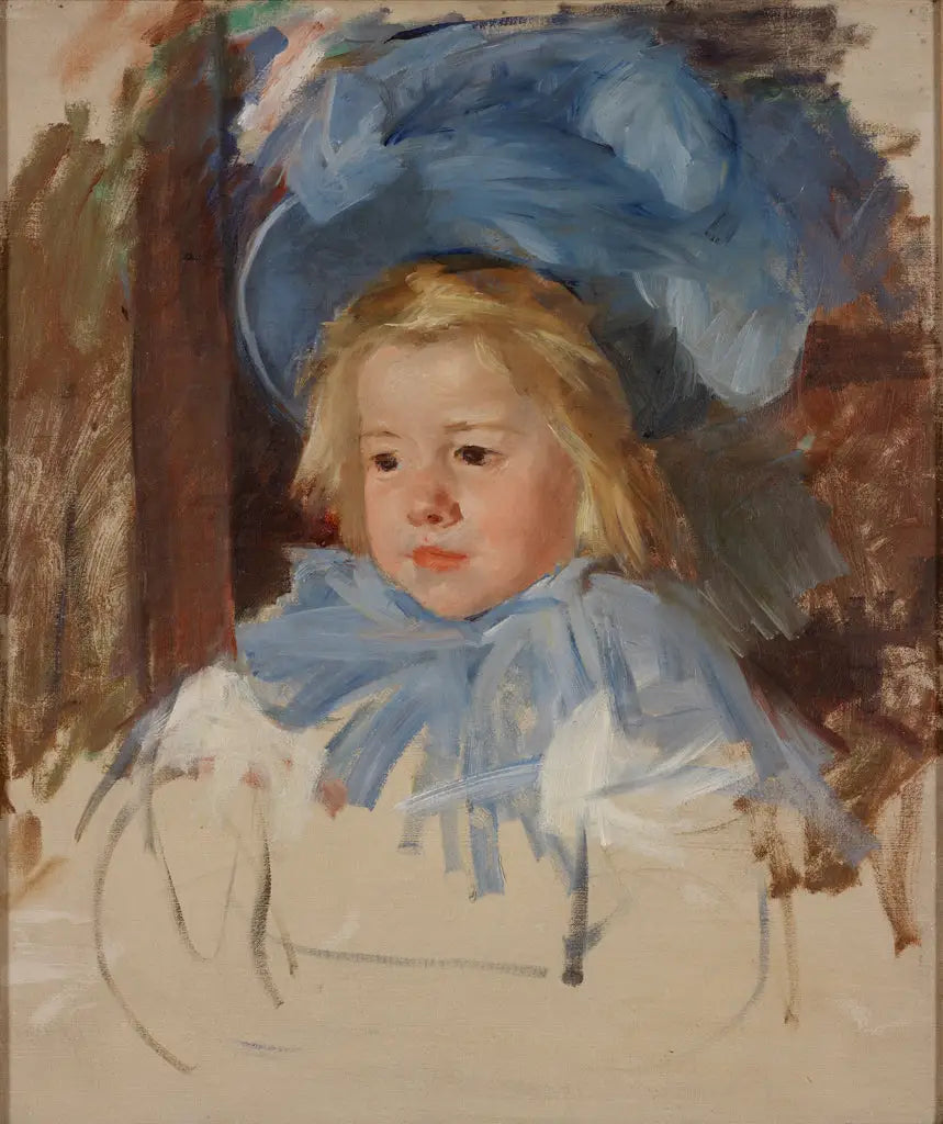 Simone con berretto blu - Mary Cassatt