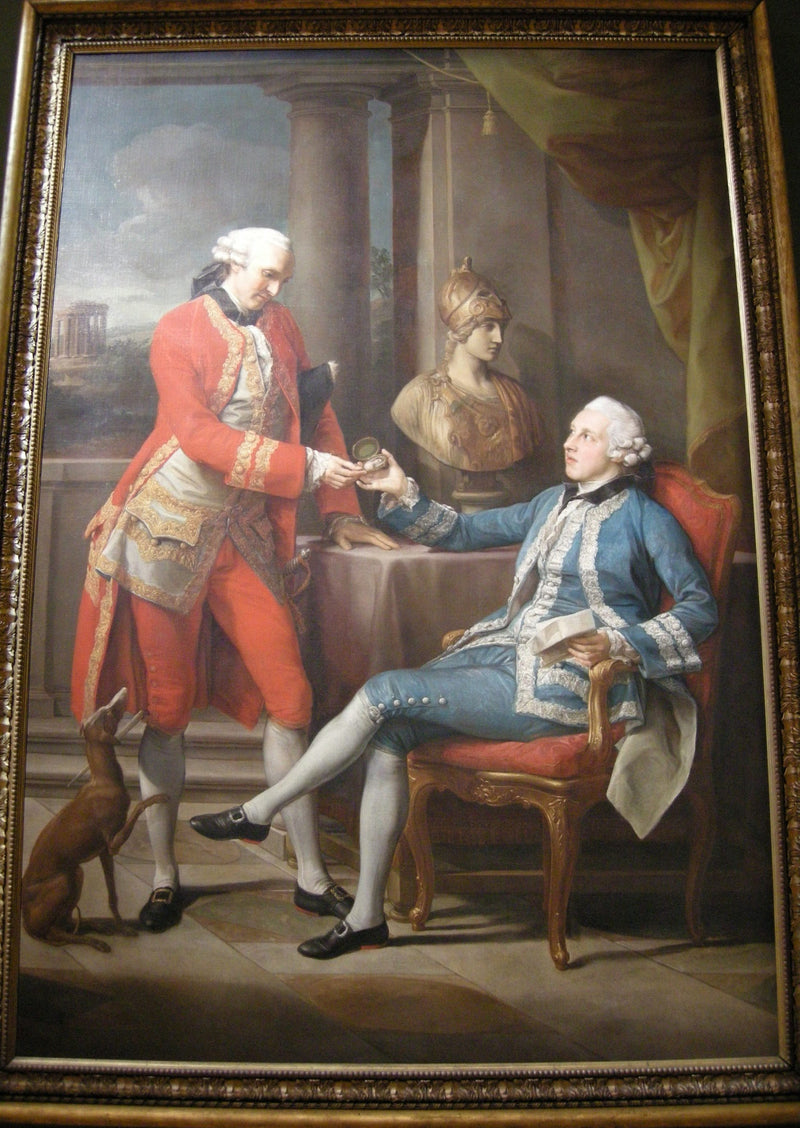 Sir Sampson Gideon e un compagno non identificato - Pompeo Batoni