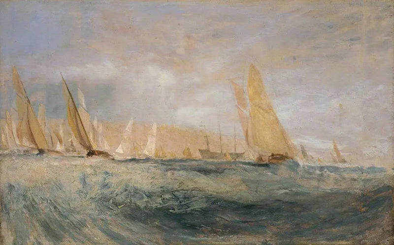 Schizzo per 'Castello di East Cowes, la Regata che Naviga contro Vento' N. 3 - J. M. W. Turner