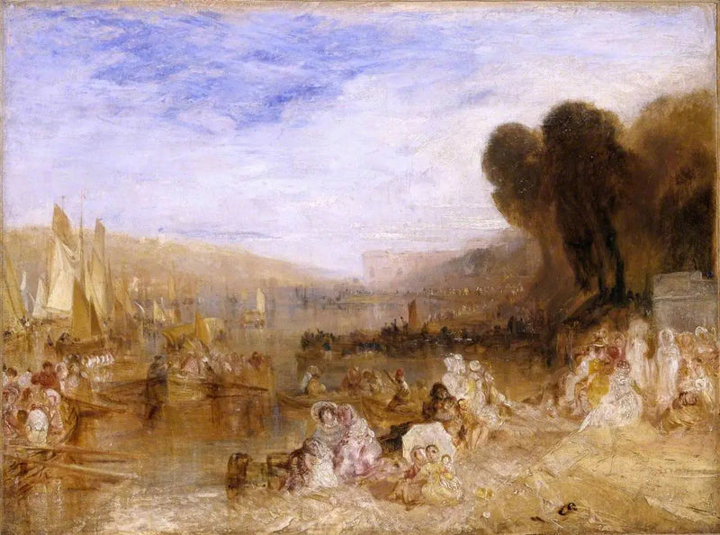 Schizzo per 'Castello di East Cowes, la Regata che Inizia per i Loro Ormeggi' No. 3 - J. M. W. Turner