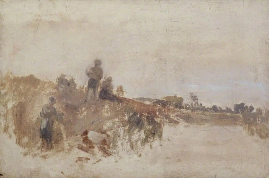 Schizzo per 'Cena di Raccolto, Kingston Bank' - J. M. W. Turner