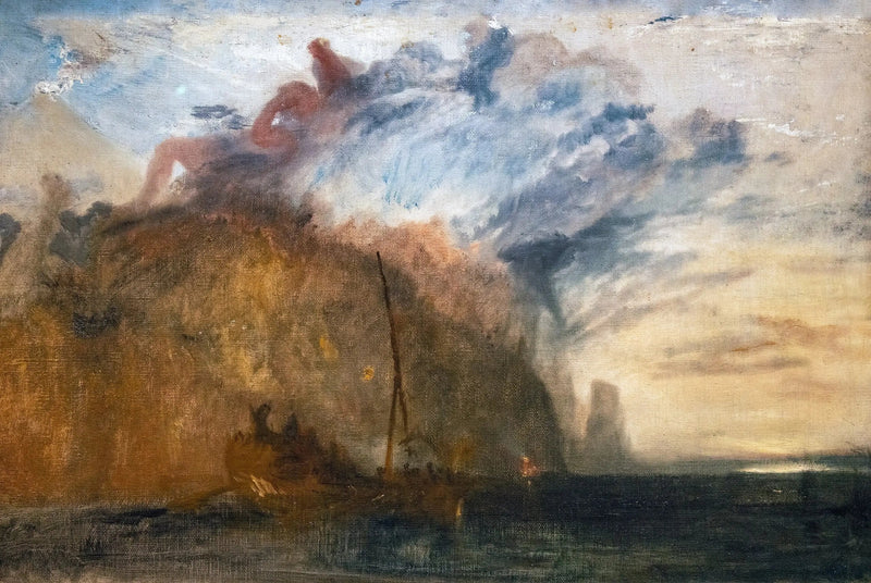 Schizzo per 'Ulisse che deride Polifemo' - J. M. W. Turner