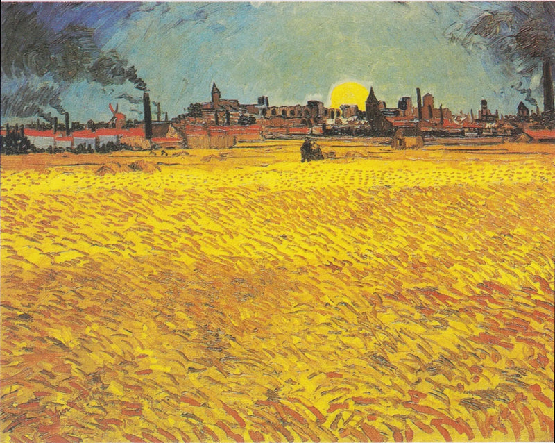 Campo di grano al tramonto - Vincent van Gogh