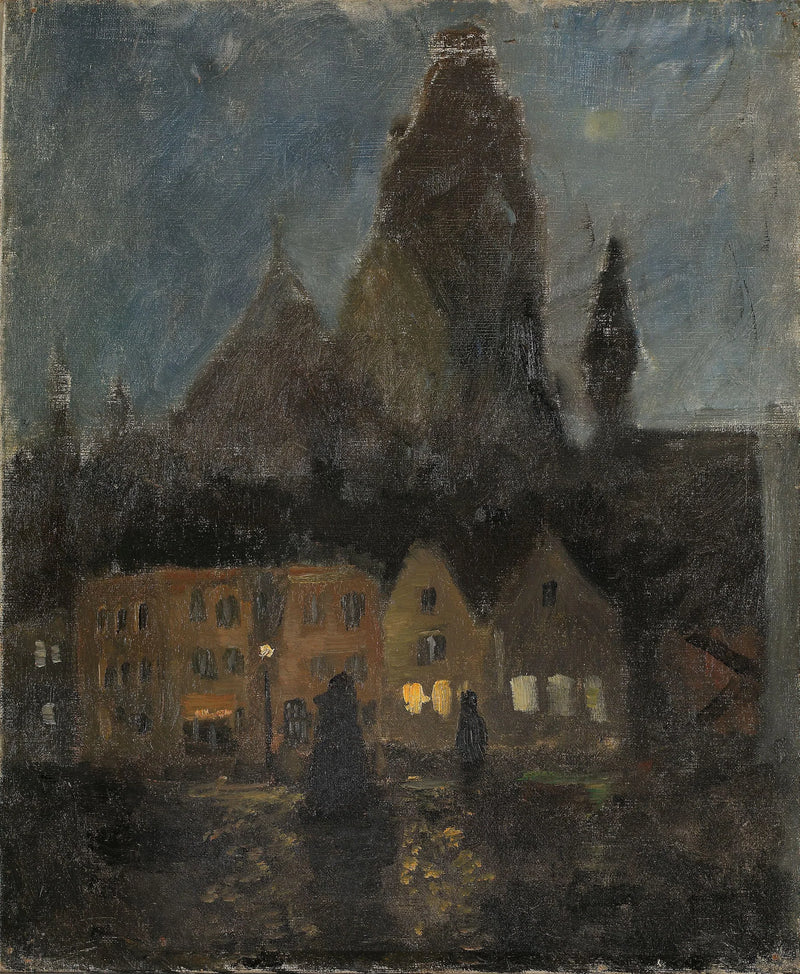 Serata a Dieppe - Frits Thaulow