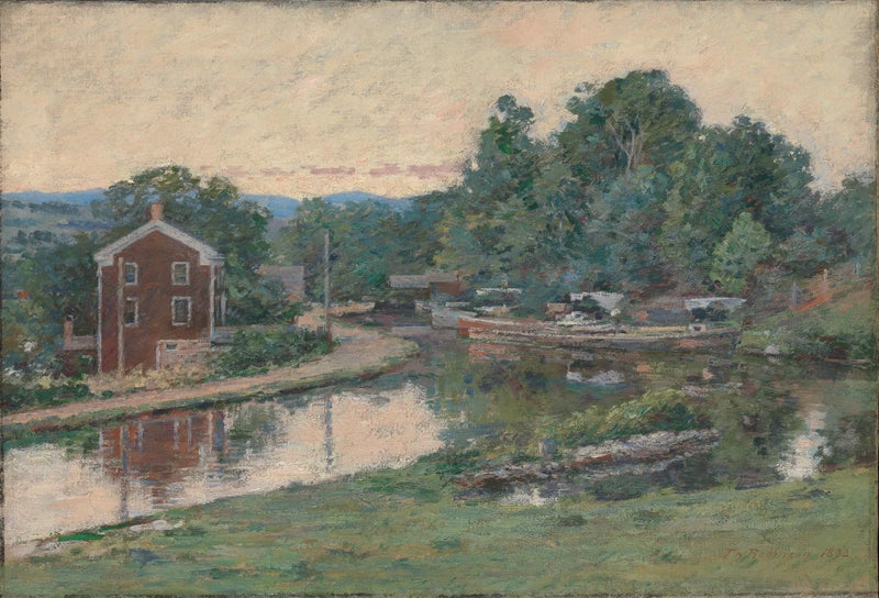 Serata alla chiusa, Napanoch, New York - Theodore Robinson