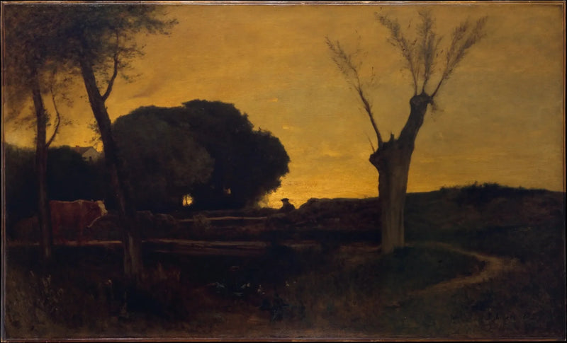 Serata a Medfield, Massachusetts - George Inness