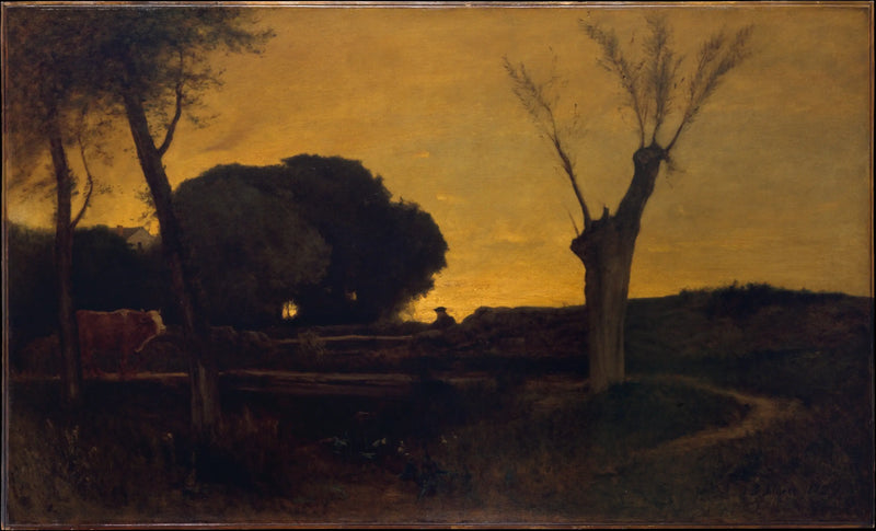 Serata a Medfield, Massachusetts - George Inness