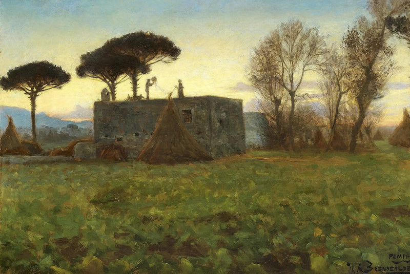 Serata a Pompei. - H. A. Brendekilde