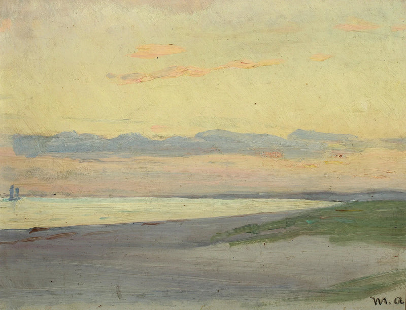 Serata a Skagen con vista sul mare. - Michael Peter Ancher