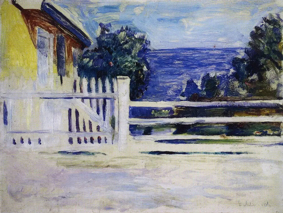 Sera d'estate a Åsgardstrand - Edvard Munch