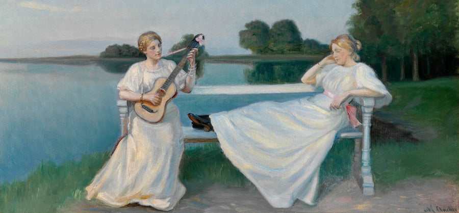 Serata estiva a Skagen. -Michael Peter Ancher