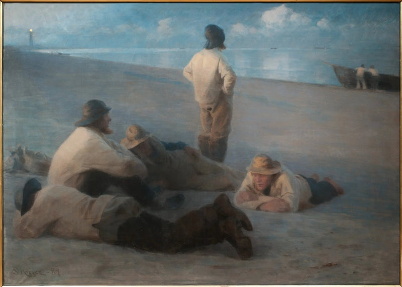 Serata estiva sulla spiaggia di Skagen - Peder Severin Krøyer