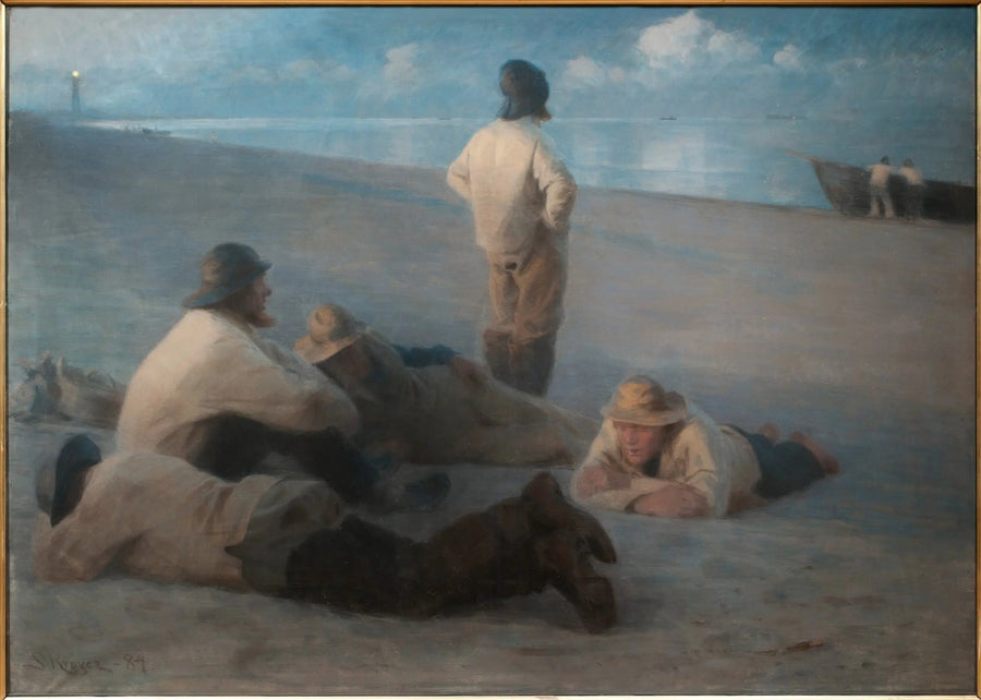 Serata estiva sulla spiaggia di Skagen - Peder Severin Krøyer