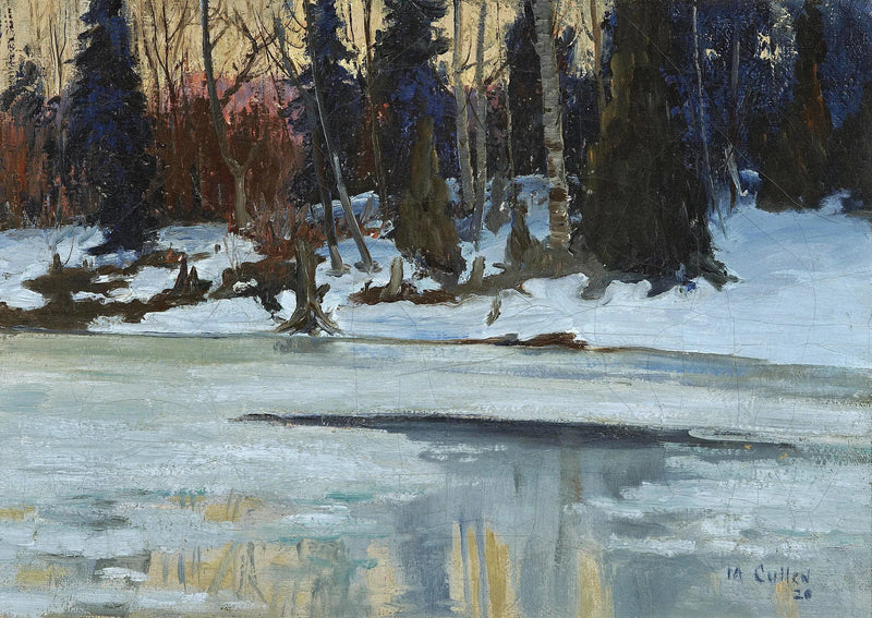 Sera d'inverno nelle Laurenziane - Maurice Galbraith Cullen