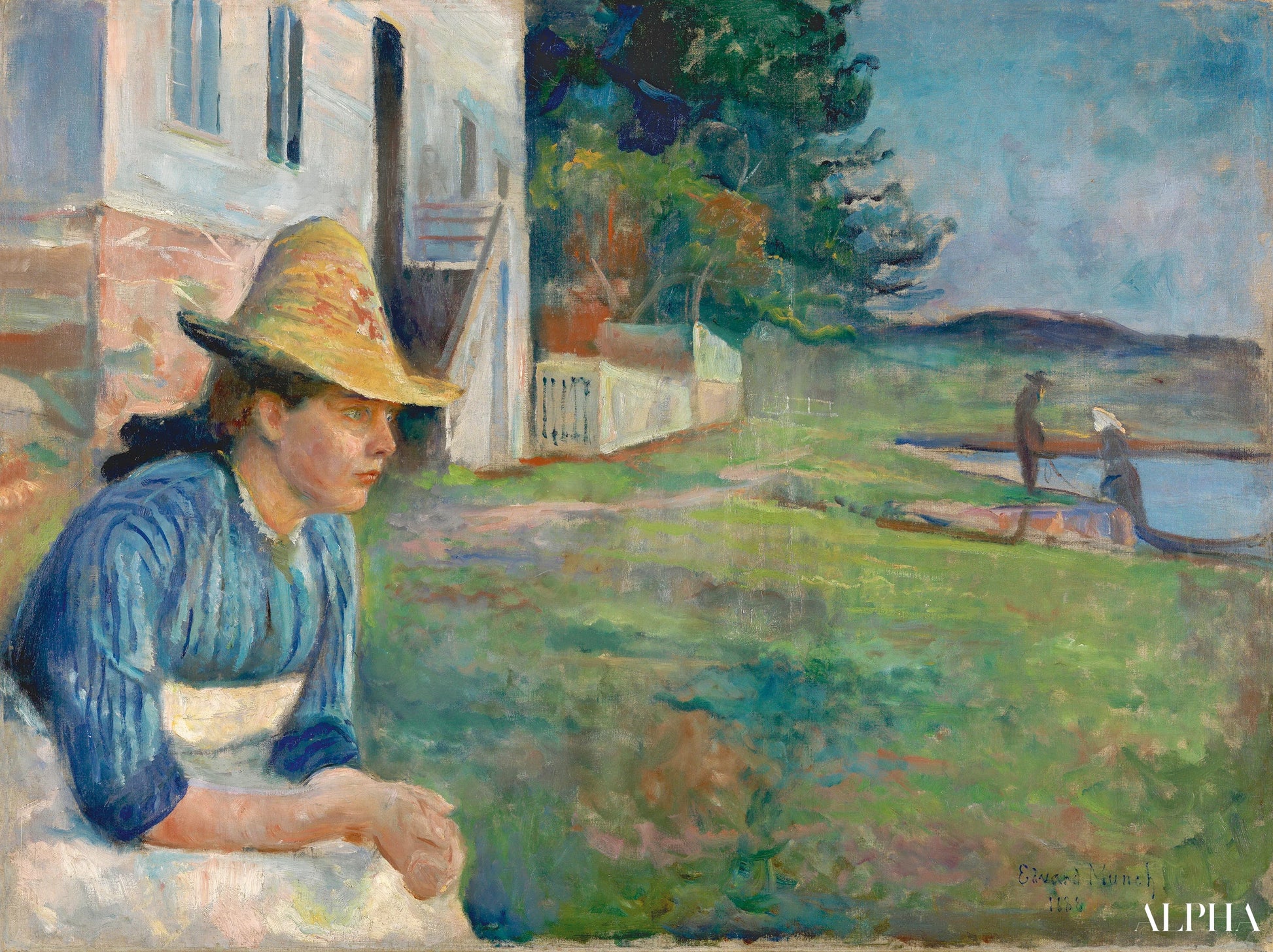 Reproduction du tableau « Soirée Laura - Edvard Munch » par Alpha Reproduction en peinture à l’huile