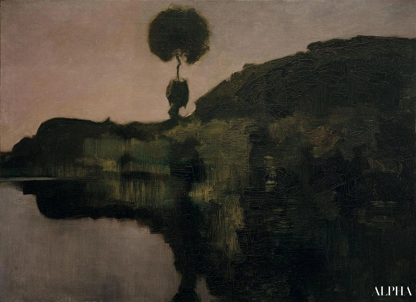 Serata sul Gein - Mondrian - Riproduzioni di quadri e dipinti di alta qualità