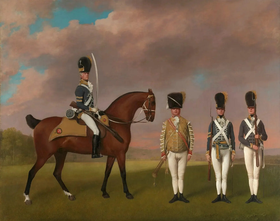 Soldati del 10° reggimento di dragoni leggeri - George Stubbs