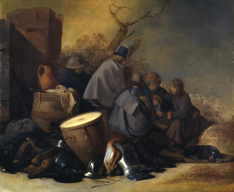 Soldats joueurs de cartes - Gerard ter Borch
