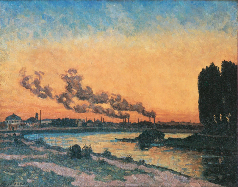 Tramonto a Ivry - Armand Guillaumin