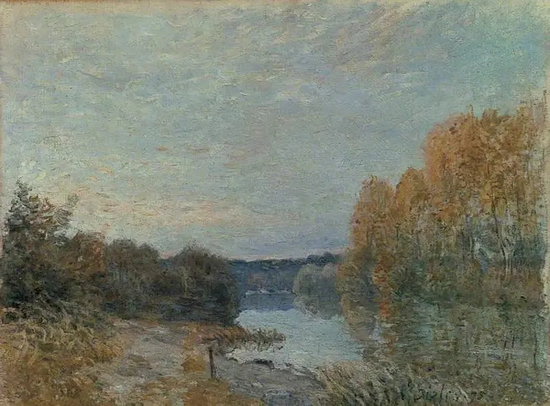 Sole tramonto - Alfred Sisley