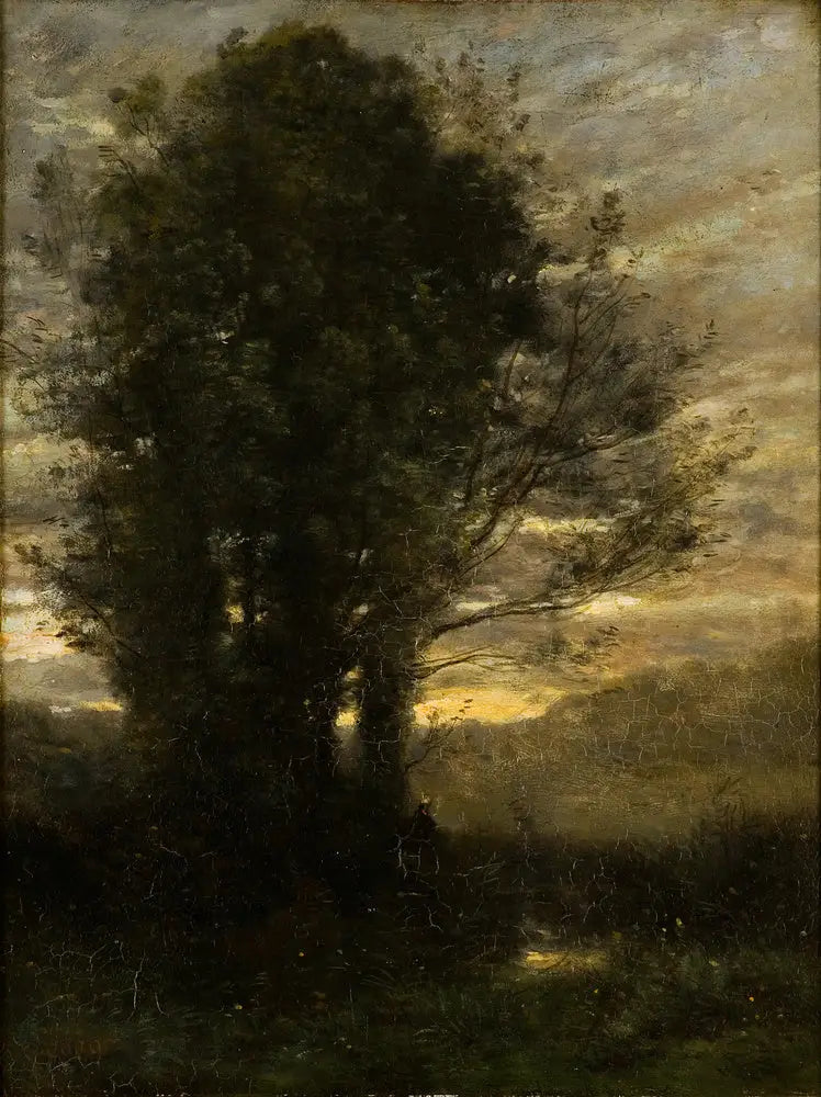Tramonto dopo la pioggia - Jean-Baptiste Camille Corot