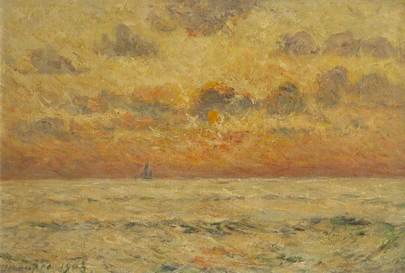 Tramonto sul mare, Quiberon - Maxime Maufra