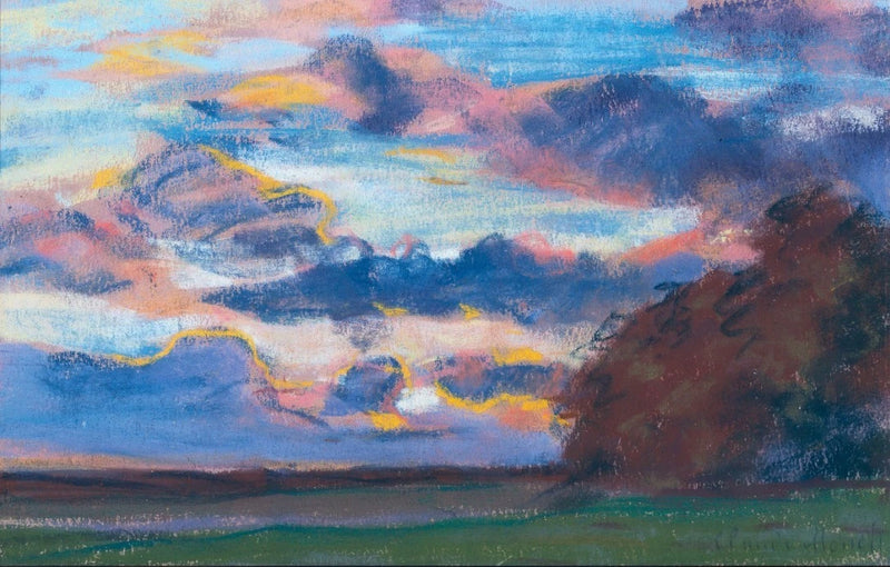Sole al tramonto P54 - Claude Monet