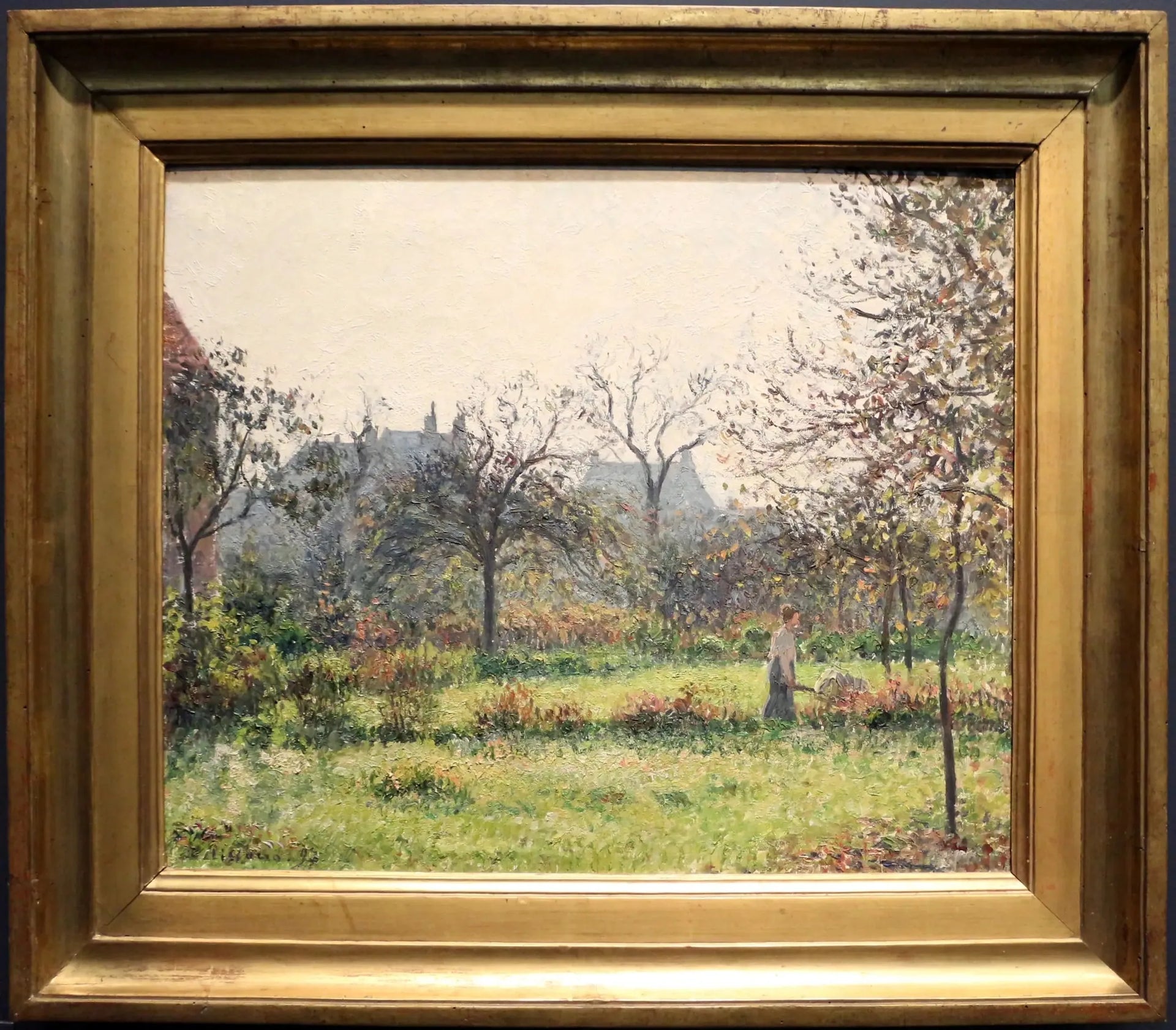 Soleil du matin, automne - Camille Pissarro image 1 reproduction de peinture à l’huile