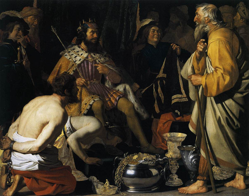Solone e Creso - Gerrit van Honthorst