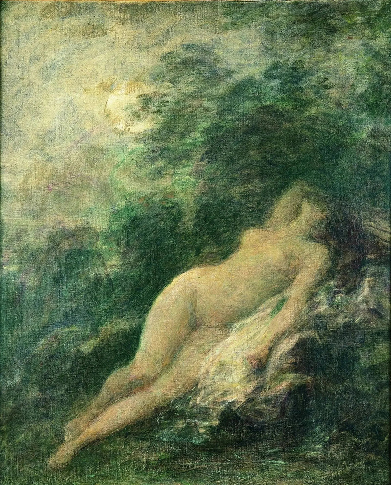 Henri Fantin-Latour - Natura Morta con Fiori e Frutta, Riproduzione su Tela a Olio, Dipinto Classico, Arte Murale, Decorazione per Soggiorno e Camera