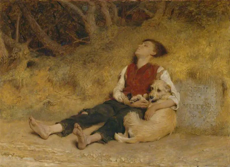 Son seul amico - Briton Rivière