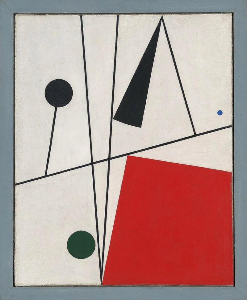 Equilibre à plan rouge - Sophie Taeuber-Arp