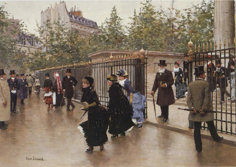 Uscendo dalla Madeleine - Jean Béraud