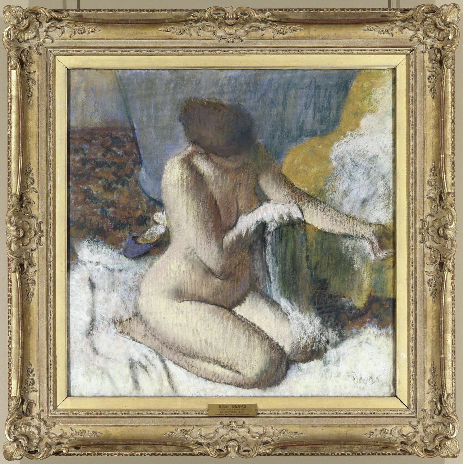 La sortie du bain - Edgar Degas