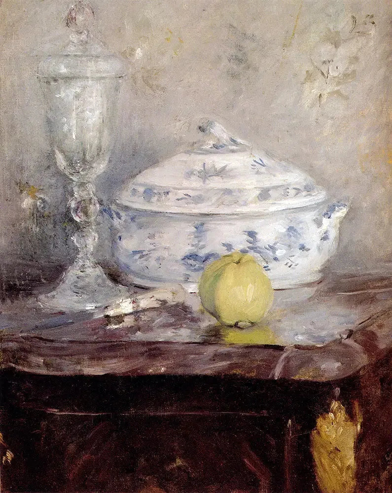 Zuppiera e mela - Berthe Morisot