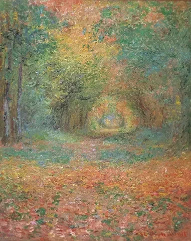 Sottobosco nella foresta di Saint-Germain W750 - Claude Monet