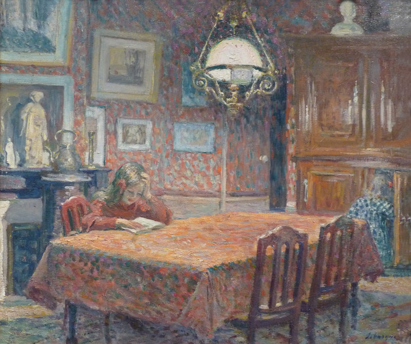 Sotto la lampada - Henri Lebasque